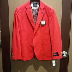 Bright Red Blazer